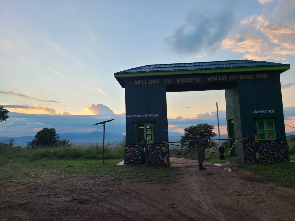 This Kidepo valley entrace gater