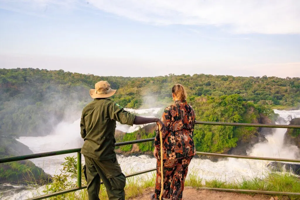 top of the falls -MURCHISON FALLS NATIONAL PARK